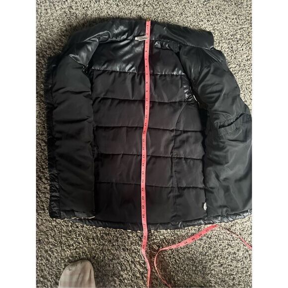 Victoria secretsPink , puffer vest jacket with animal print trim and zip up pock - Picture 8 of 15